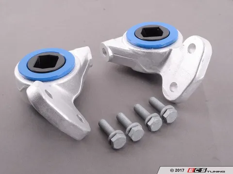 Turner Motorsport E46 M3 Turner Motorsport Polyurethane Front Control Arm Bushings - 80A - Pre-Installed In Brackets