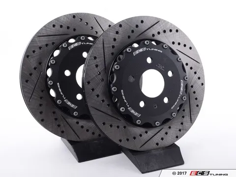 ECS Rear 2-Piece Brake Rotors - Pair (330x22)