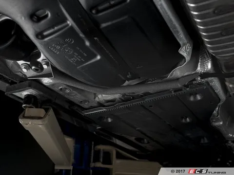 ECS Rear Chassis Brace Set - Wrinkle Black Powdercoat