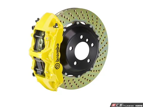 Brembo Brembo GT Front Big Brake Kit - 2 Piece Drilled Rotors (380x34)