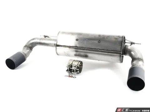 Dinan Stainless Axle-Back Exhaust - Black Tips
