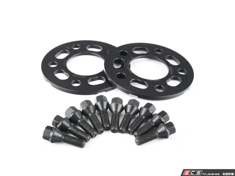 Turner Motorsport Turner Motorsport Black Wheel Spacer & Bolt Kit - 7.5mm