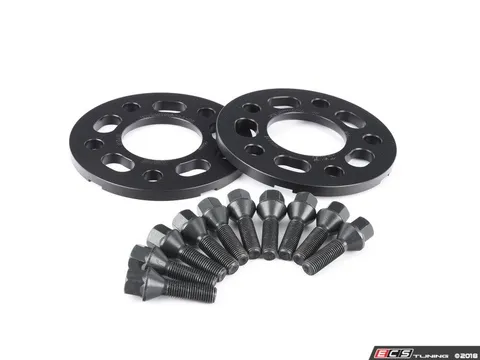 Turner Motorsport Turner Motorsport Black Wheel Spacer & Bolt Kit - 5mm