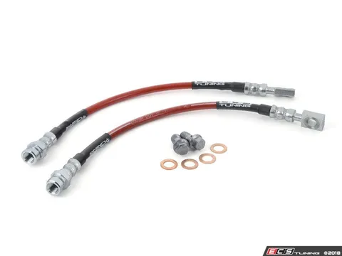 ECS Rear Exact-Fit Stainless Steel Brake Lines