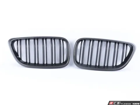 ECS Dual Slats Blackout Grille Set - Carbon Fiber