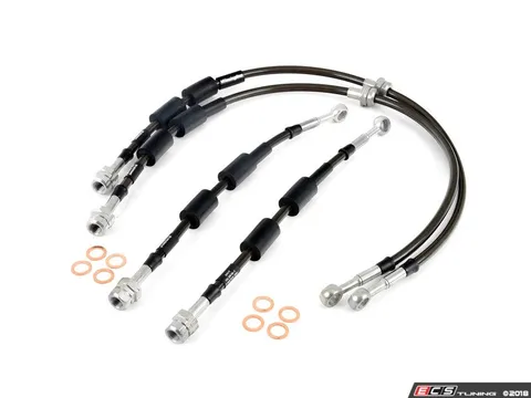 Racingline VWR Stainless Brake Line Kit - Front & Rear