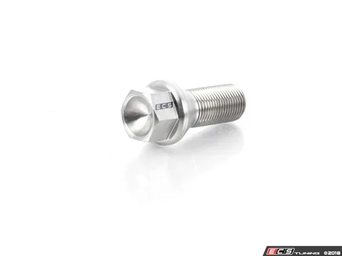ECS Titanium Conical Seat Wheel Bolt - 14x1.25x27mm - Priced Each