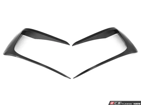 ECS MK7 GTI Carbon Fiber Front Bumper Grille Flare Set