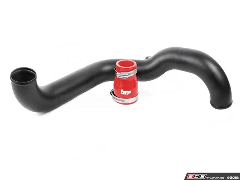 Forge High Flow Turbo Outlet Pipe - Red Hose