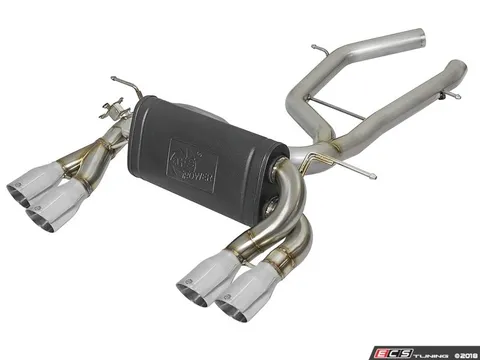 AFE MACH Force-Xp 2-1/2in Stainless Steel Axle Back Exhaust System - Polished, Black, Or Carbon Fiber Tips