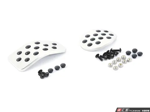 Rennline Rennline 3-Piece Pedal Set - Manual Transmission - Silver