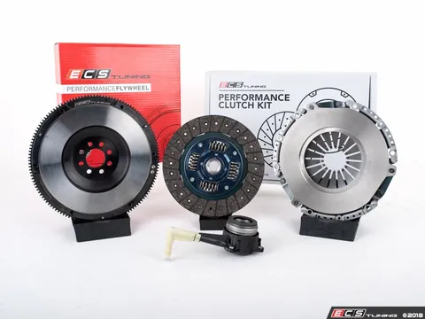 Doorbusters ECS Tuning Stage 2 Performance Clutch Kit With Street Weight Forged Steel Flywheel (25.45lbs) - With Adjustable 6-Speed Short Shifter Kit