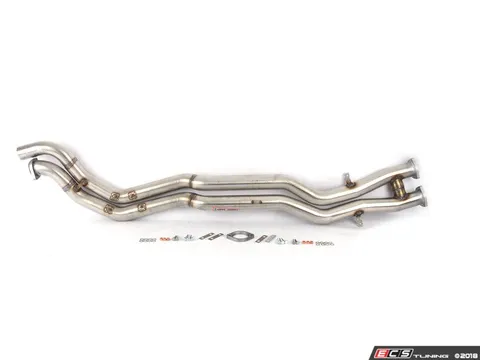 Supersprint Center Exhaust Twin Pipe - Non-Resonated (63.5mm)