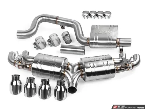 APR APR MK7 Golf R Cat-Back Exhaust System - Valved