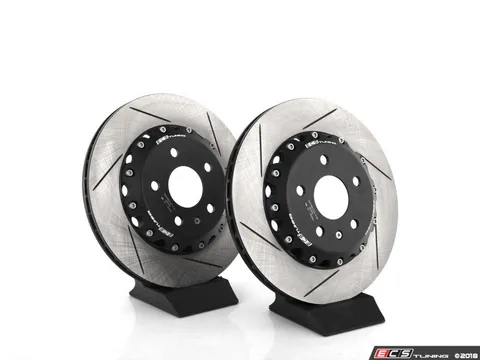 ECS Rear Slotted 2-Piece Semi-Floating Brake Rotors - Pair (310x22)