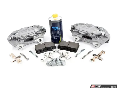 ECS Front Big Brake Kit - Stage 2 - Slotted Rotors (345x30)