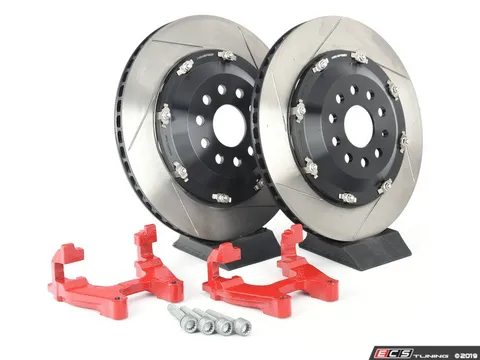 Neuspeed Floating Rear Rotor 350mm Upgrade Kit - Red Carriers