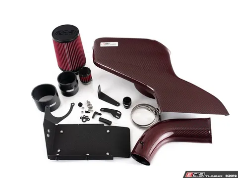 ECS Kohlefaser Luft-Technik Intake System - Red Carbon/Kevlar - Audi B8 S4/S5 3.0T