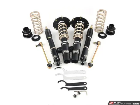 BC Racing BR Series Coilover Suspension Kit - Extreme Low - 5-Bolt Top Mounts