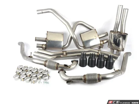 Milltek Sport Cat-Back Exhaust System - Resonated With Exhaust Valves