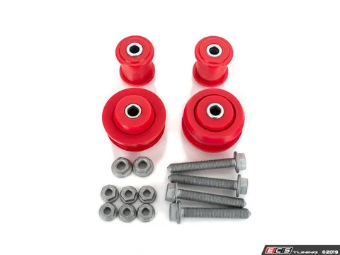 ECS Front Polyurethane Control Arm Bushing Kit - With Hardware