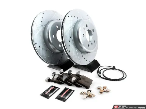 Power Stop Z26 Street Warrior Brake Kit - Rear