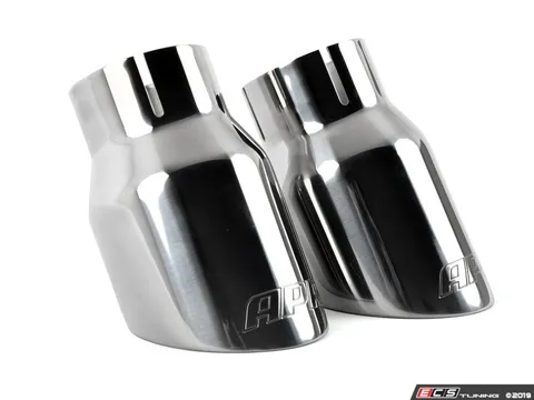 APR Double-Walled Exhaust Tips - Polished Silver