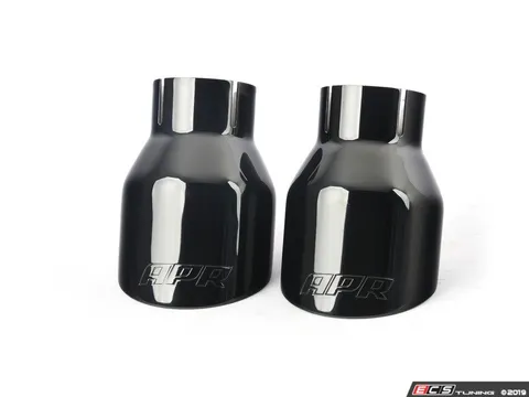 APR Double-Walled Exhaust Tips - Polished Diamond-Black