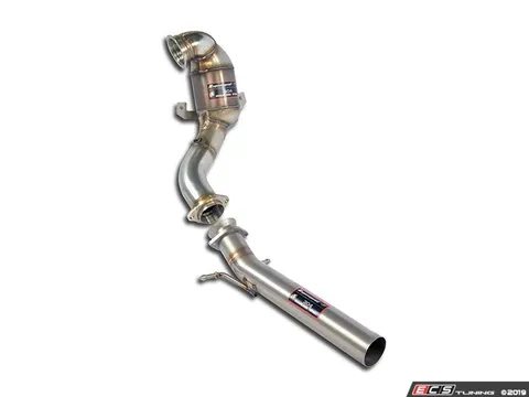 Supersprint 3" Downpipe With High Flow Catalytic Converter - For Use With Supersprint Cat-Back