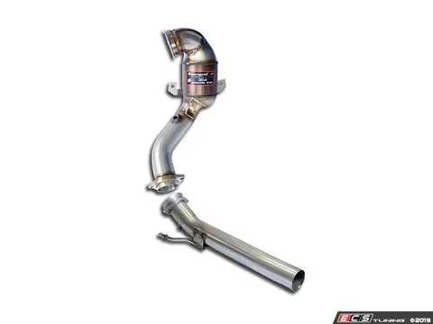 Supersprint 2.75" Downpipe With High Flow Catalytic Converter - For Use With Supersprint Cat-Back