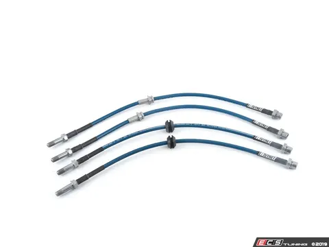 Turner Motorsport Stainless Steel Brake Lines - Complete Kit