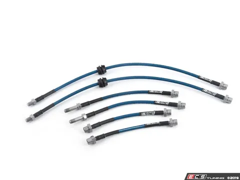 Turner Motorsport Stainless Steel Brake Lines - Complete Kit