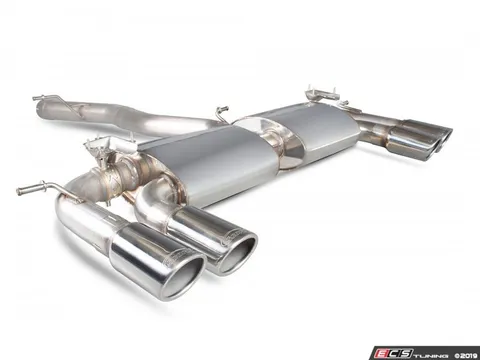 Scorpion Non-Resonated cat-back system - Valved With Monaco Quad tips