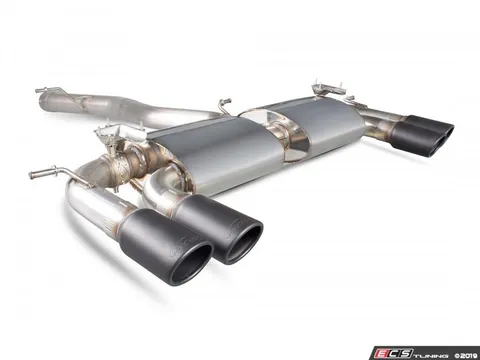 Scorpion Non-Resonated cat-back system - Valved With Monaco Ceramic Quad tips