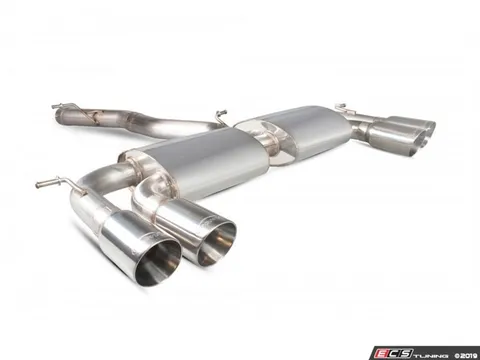 Scorpion Non-Resonated cat-back system - Non-Valved With Daytona twin tips