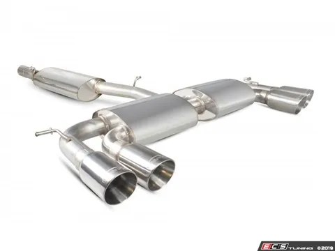 Scorpion Resonated cat-back system - Non-Valved With Daytona Twin tips