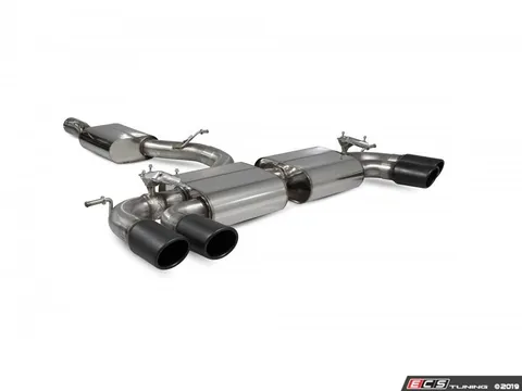 Scorpion resonated cat-back system - Valved with Monaco Quad Ceramic Tips