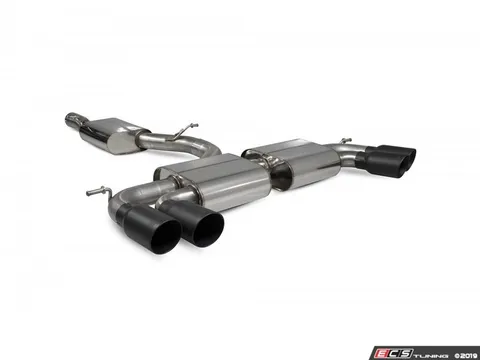 Scorpion Resonated cat-back system - Non-Valved with Daytona Quad Ceramic tips