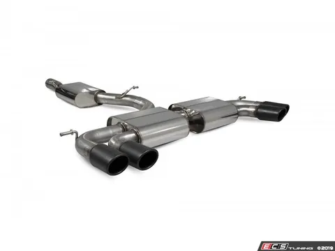 Scorpion Resonated cat-back system - Non-Valved with Daytona Quad Ceramic tips