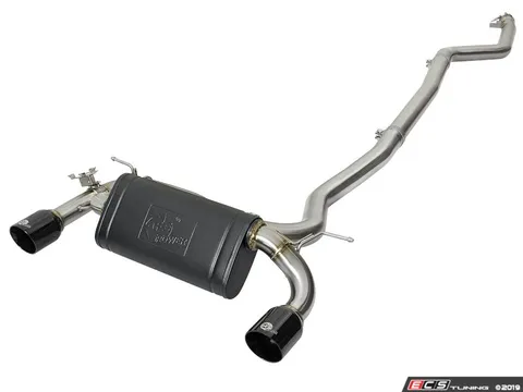 AFE AFE Mach Force-Xp Cat-Back Exhaust - Black Gloss Tips