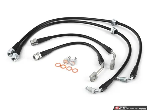 034Motorsport Stainless Steel Braided Brake Line Kit