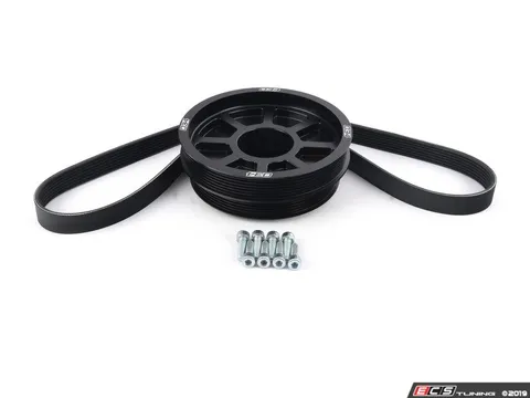 034Motorsport 3.0 TFSI Supercharger Crank Pulley Upgrade - 179mm