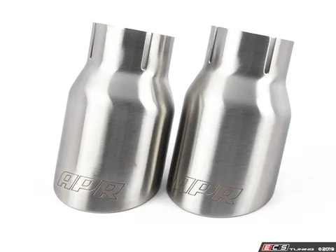 APR Double-Walled Exhaust Tips - Brushed Silver