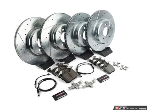 Power Stop Z26 Street Warrior Brake Kit - Front and Rear