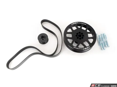 ECS Audi 3.0T Performance Dual Pulley Upgrade Kit With Gates Racing Supercharger Belt