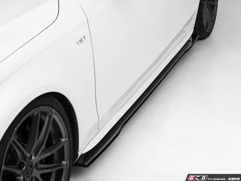 Doorbusters Audi B8.5 S4 / A4 S-Line Facelift Front Lip, Gloss Black Grille Accent Set & Side Skirts