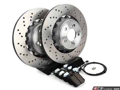 Assembled By ECS Rear Performance Brake Service Kit