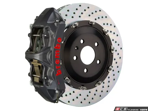 Brembo Brembo GT-S Performance Front Big Brake Kit W/ Black Calipers - Cross Drilled Rotors (380x34mm) - F80 M3, F82/83 M4