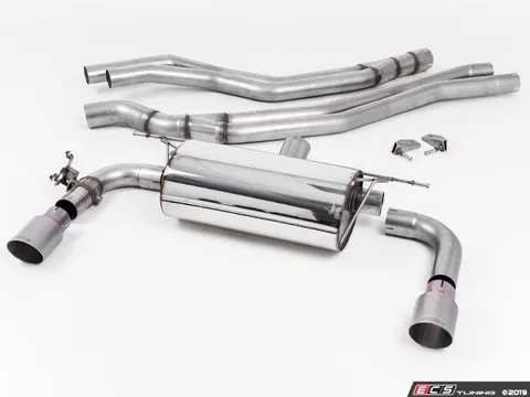 Milltek Sport Performance Race Cat Back - Titanium Tips