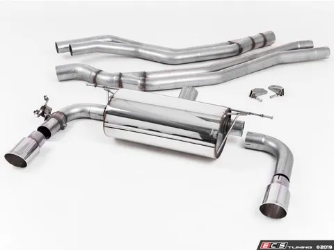 Milltek Sport Performance Race Cat Back - Polished Tips